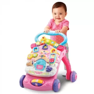 Vtech Super Trotteur parlant 2 en 1 rose