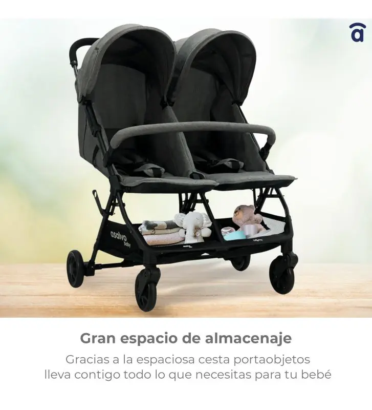 Poussette Jumeaux Henry Asalvo