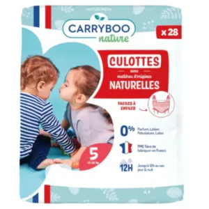 Carryboo Couches Culottes Écologiques Taille 5(12-18kg) 28 unités