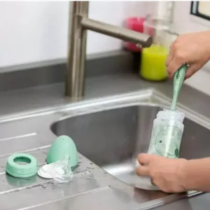 Goupillon 2en1 pour biberons et tétines