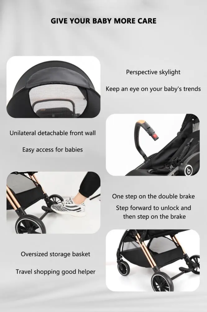 Poussette Bv1 gray babycare
