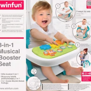 Booster rehausseur musical pour bébé – Winfun