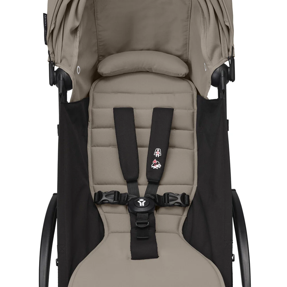 Poussette Stokke® YOYO³ Cadre Noir 6M+ – Taupe