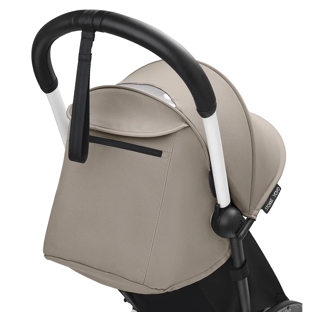 Poussette Stokke® YOYO³ Cadre Noir 6M+ – Taupe