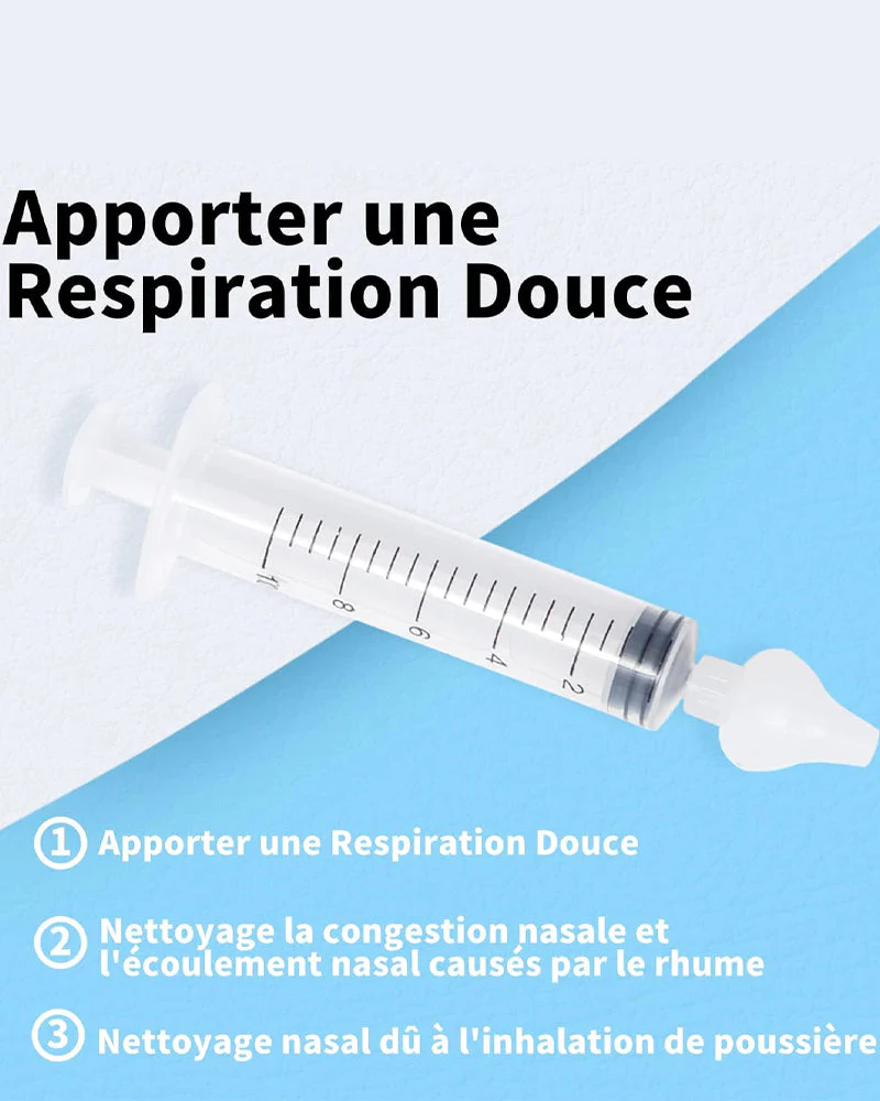 Seringue Nasale Pour Bébé 2 Pièces – 10ml