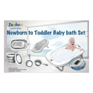 Ensemble de bain pour bébé Junbon – 4 pièces