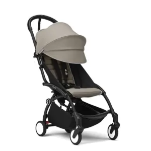 Poussette Stokke® YOYO³ Cadre Noir 6M+ - Taupe