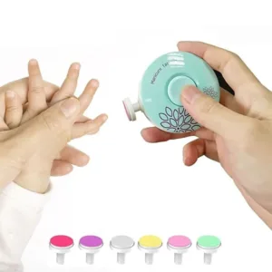 manicure bébé – Coupe ongles lime électrique avec pochette