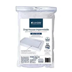 Drap Housse imperméable 60×120 – Candide