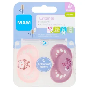 Sucette en silicone MAM Original 6+