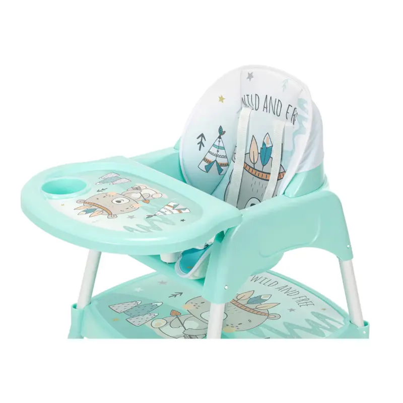 Chaise haute 2en1 green