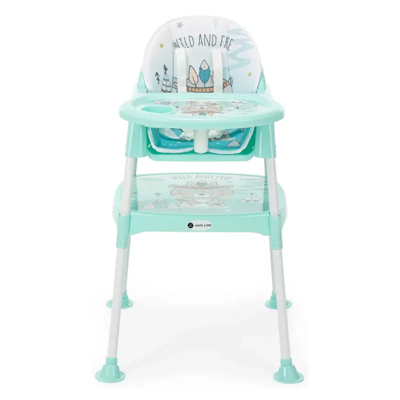 Chaise haute 2en1 green