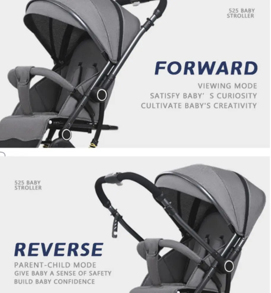 Poussette réversible légère Baby Care