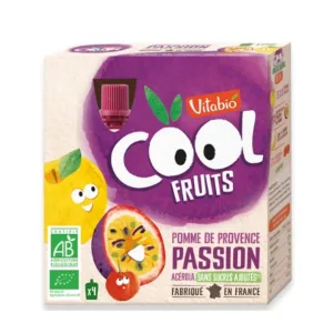 VITABIO COOL FRUITS POMME PASSION 4*90G