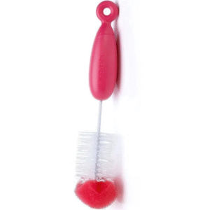 Suavinex Goupillon Brosse nettoyante pour biberons Duo 0m+ Rose