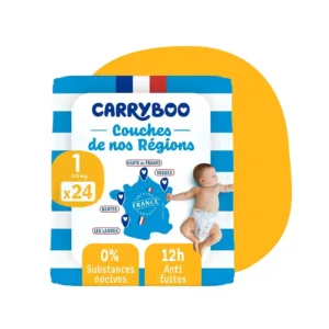 Carryboo Couches Taille 1 (2-5kg) 24 couches