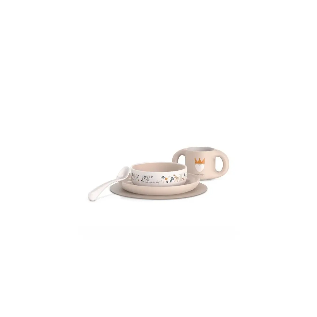 Suavinex Coffret repas Wonderland - Rose