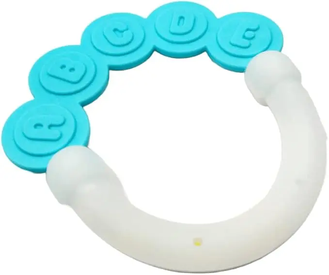 Anneau de Dentition Alphabet – Silicone Alimentaire Souple