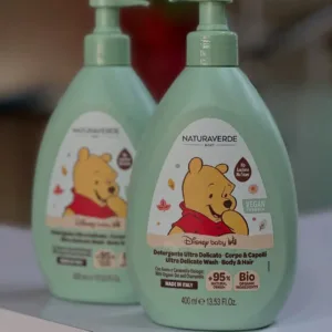 Gel douche et cheveux ultra doux Disney Baby 400 ml - Naturaverde