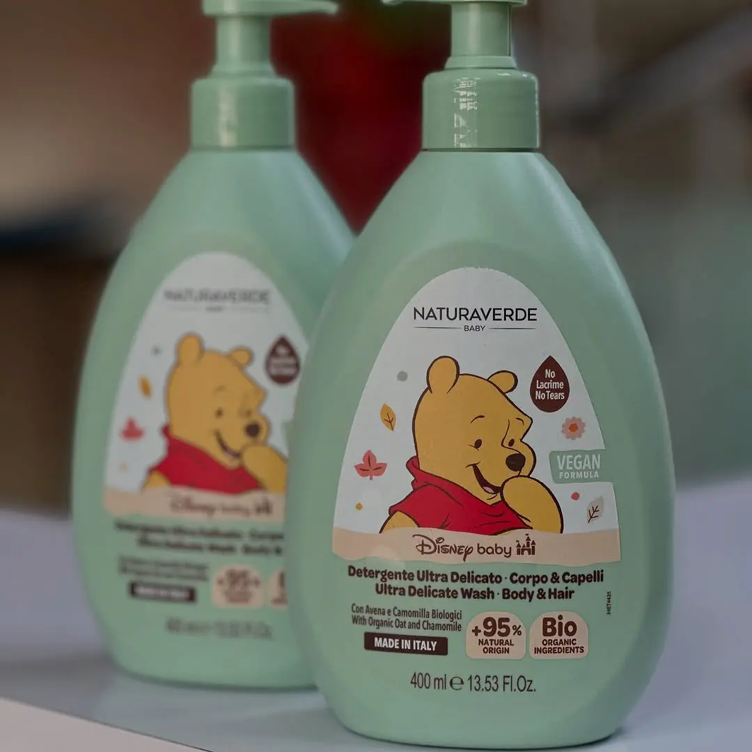 Gel douche et cheveux ultra doux Disney Baby 400 ml - Naturaverde