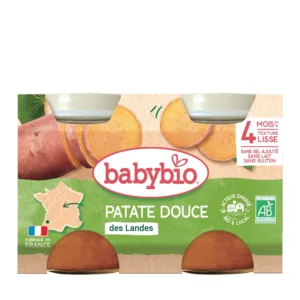 BABYBIO POT PATATE DOUCE 2x130g 4m+