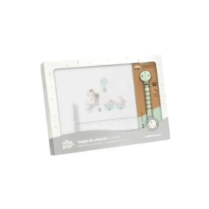 Interbaby Parure Lit 60X120 ( Drap 152X102 + Drap Dessous 120X60X12 + Coussin 60X30)Vert