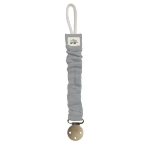 Broche en mousseline gris - Interbaby