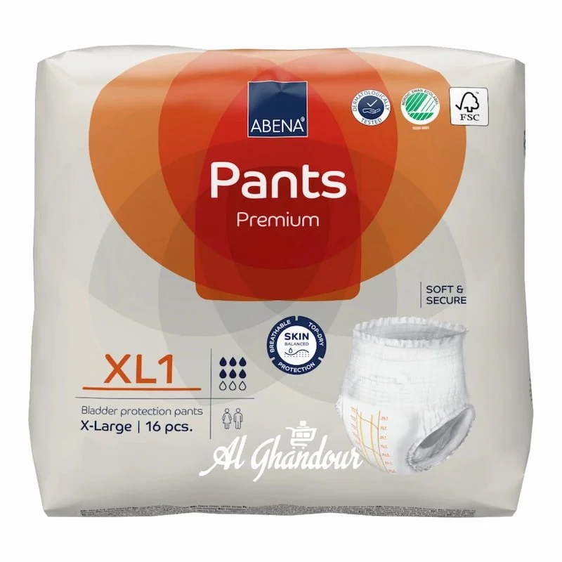 ABENA Pants Premium XL1 – 16 pièces