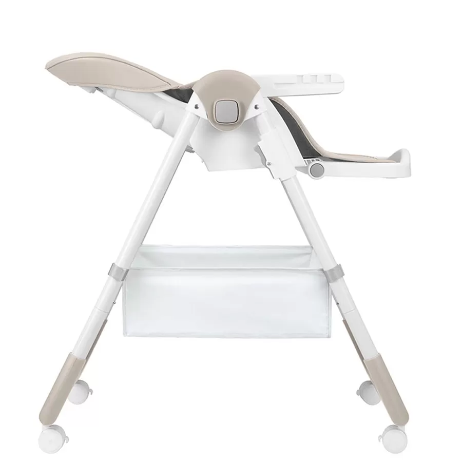 Chaise Haute Pliable Spicy – Beige – Compacte & Réglable (6-36 Mois) – Kikkaboo 4