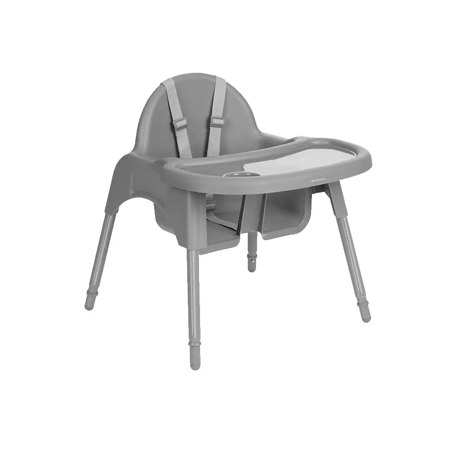 KikkaBoo – Chaise Haute Évolutive 2-en-1 jammy – Grey 4