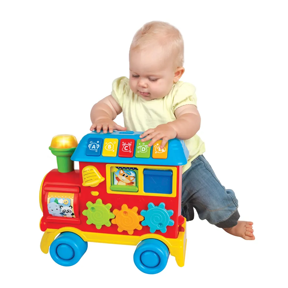 Winfun Train d’apprentissage Walker Ride-On – 12M+