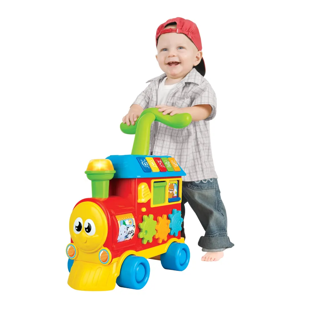 Winfun Train d’apprentissage Walker Ride-On – 12M+