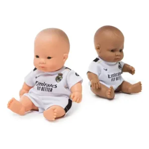 Poupée Bébé avec Real Madrid 21 cm – Miniland